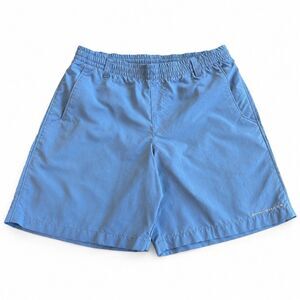 Columbia PFG Omni Shade Youth Boys Blue Nylon Swim Shorts Sz L (14-16) Outdoor
